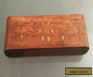 Item Vintage Mahogany small Wooden Box for Sale