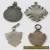 4x Antique/Vintage Sterling Silver 1887-1930 Medals/Fobs  for Sale