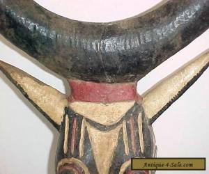 Item African Water Buffalo Mask Bwa Burkina Faso Vintage State Department for Sale