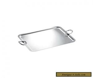 Item CHRISTOFLE Rectangular Tray with Handles, Small VERTIGO for Sale