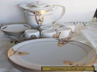 RARE AMAZING ART DECO COMPLEET DESERT TEA SET