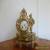 Antique Gilt Striking Mantel Clock French circa 1870s E. M. & Co for Sale