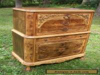 Marquetry Masterpiece Antique Furniture Chest Drawers Dresser French Provincial