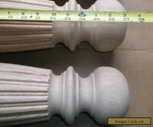 Item Set 4 Solid Oak Table Legs New 5" Diameter for Sale