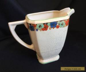 Item Art Deco Ceramic Jug Baker & Co. Art Moderne Pattern 1930 for Sale