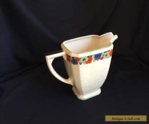 Item Art Deco Ceramic Jug Baker & Co. Art Moderne Pattern 1930 for Sale