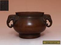 VERY RARE CHINESE COPPER INCENSE BURNER WITH XUAN DE MAKR (L149)