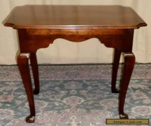 STATTON END TABLE Solid Cherry OldTowne Side Table VINTAGE for Sale