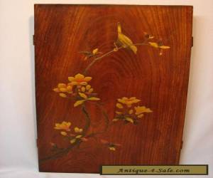 Item Japanese Meiji Period Shibayama Lacquer Decorated Paulownia Wood Panel for Sale