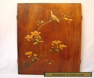 Item Japanese Meiji Period Shibayama Lacquer Decorated Paulownia Wood Panel for Sale