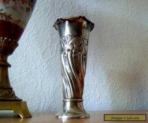 Item RARE Russian 84 Silver Cup Flower VASE, Moscow hallmark Romanov dynasty period  for Sale