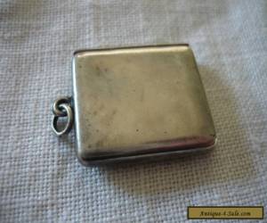 Item STERLING SILVER POSTAGE STAMP CASE. CHESTER HALLMARKS for Sale