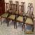 HENKEL HARRIS CHAIRS Mahogany Queen Anne Style Dining Chairs Set/8 VINTAGE for Sale