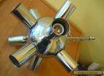 Chrome Sputnik 1960's Swivel Ceiling Fixture Mid Century  for Sale