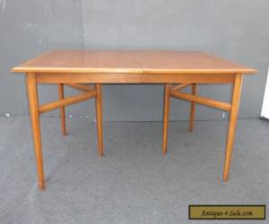 Item Vintage Drexel HERITAGE Danish Mid Century Modern DINING ROOM TABLE 2 Leaves for Sale