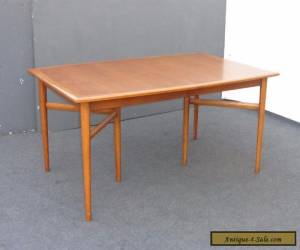 Item Vintage Drexel HERITAGE Danish Mid Century Modern DINING ROOM TABLE 2 Leaves for Sale