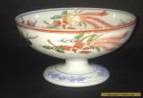 Oriental Porcelain Footed Center Bowl marked for Sale