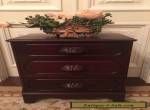 ANTIQUE VICTORIAN MAHOGANY 3 DRAWER NIGHTSTAND, CABINET.....NICE for Sale