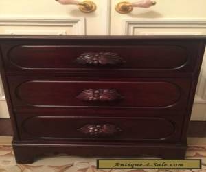 Item ANTIQUE VICTORIAN MAHOGANY 3 DRAWER NIGHTSTAND, CABINET.....NICE for Sale