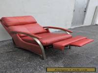 Vintage Mid-Century Modern Leather Living Room Recliner 6277