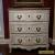 Large Antique French Louis XV Chest of Drawers Cabinet Carved Wood Painted Chic for Sale