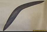 ABORIGINAL CARVED WOODEN WEST AUSTRALIAN PAY BACK BOOMERANG  for Sale