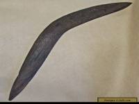 ABORIGINAL CARVED WOODEN WEST AUSTRALIAN PAY BACK BOOMERANG 