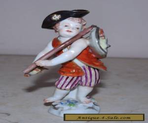 Meissen Painted Porcelain Cherub Figure 'Fisherman' late 19th century  for Sale