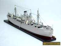 Liberty Waterline Battleship - Handcrafted Wooden Warship Model NEW