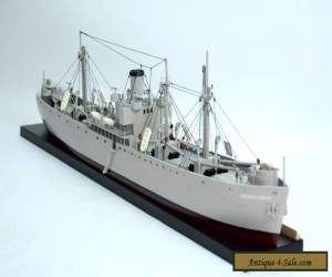 Item Liberty Waterline Battleship - Handcrafted Wooden Warship Model NEW for Sale