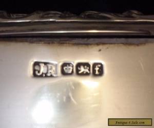 Item Solid Silver Box - Sheffield - 1898 for Sale