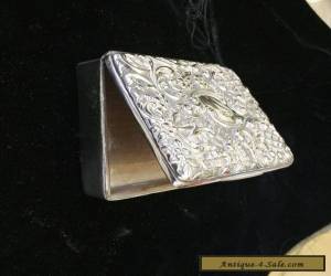 Item Solid Silver Box - Sheffield - 1898 for Sale