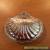 VINTAGE SILVERPLATE CLAM SHELL BUTTER DISH  MADE IN ENGLAND for Sale