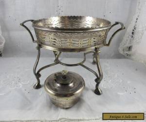 Item WALKER & HALL SPIRIT BURNER & STAND SILVERPLATE SILVER PLATED TEAPOT WARMER a/f for Sale