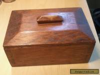 Handmade 1930s dovetailed wooden box.Simple and elegant -apprentice piece?