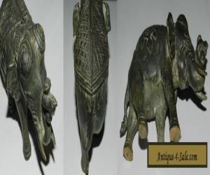 Item INDIA : OLD BRONZE ELEPHANT  for Sale