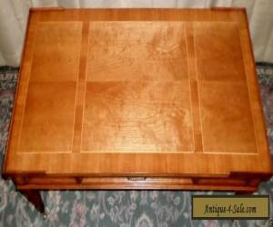 Item HERITAGE COFFEE TABLE Banded Mahogany With Drawer VINTAGE for Sale