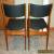 Pair of Vintage Mid Century Danish Modern Teak Dining Chairs for Sale