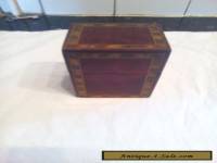 ANTIQUE  INLAID  CARD  BOX