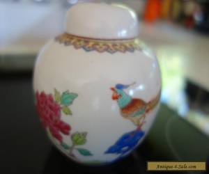 Item ! VINTAGE RETRO PHEASANT AND TREE DESIGN CERAMIC CHINESE GINGER JAR for Sale