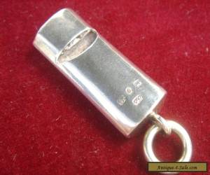 Item Sterling Silver Antique Whistle for Sale