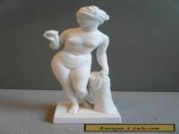 Vtg B & G Bing & Grondahl Copenhagen Parian Ware Nude Classical Figure Marked 6"