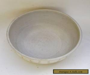 Item Large, Vintage Mid-Century Modern Stoneware Studio Bowl - Signed and Dated  for Sale