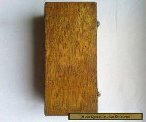 Item Small Vintage Wooden Dove Tail Joint Tool Box. for Sale