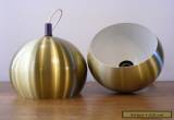 2 x VINTAGE 70's DDR AKA VEB lamp - Brass Design Danish Verner Panton Topan Era for Sale