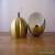 2 x VINTAGE 70's DDR AKA VEB lamp - Brass Design Danish Verner Panton Topan Era for Sale