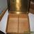 vintage brass box wood interior for Sale