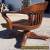 Antique Solid Oak Wood Swivel Chair  Bankers Barrel Office Desk Gunlocke style for Sale