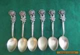 SILVER SET OF SPOONS ,EUROPEAN ,800 for Sale