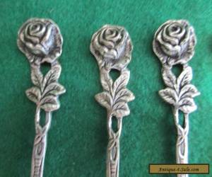 Item SILVER SET OF SPOONS ,EUROPEAN ,800 for Sale